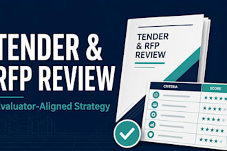 review and improve your tender, rfp or bid proposal