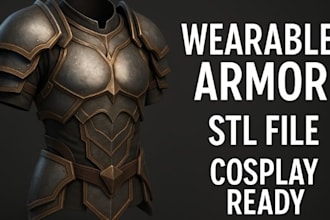 3d armor model wearable armor cosplay armor fantasy armor printable armor sci fi