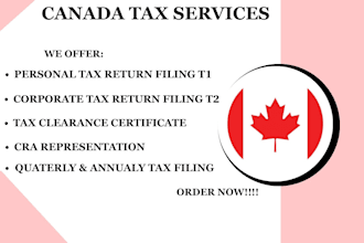 file canada taxes personal tax t1 and business tax t2