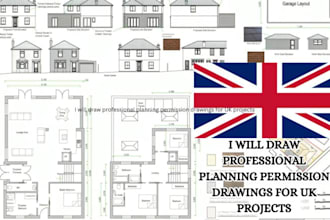 make planning permission drawings for UK