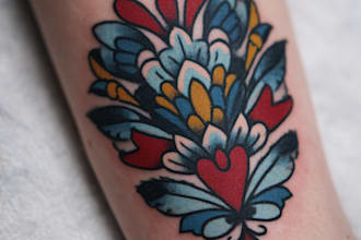 make u a dark gothic styled blackwork tattoo design