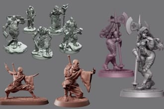 sculpt 3d model  3d modeling miniature 3d sculpting slt warhammer tabletop