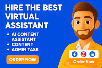 be your creative VA adhd VA facebook VA personal assistant admin VA linkedin VA