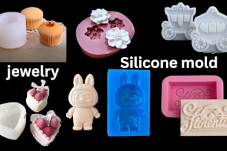 3d silicone mold soap mold coaster candy injection mold jewelry chocolate mold