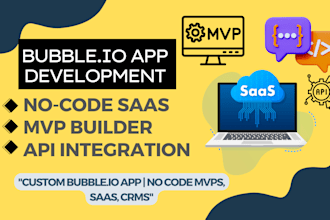 do bubble io website, build bubble app, bubble developer, bubble saas, no code