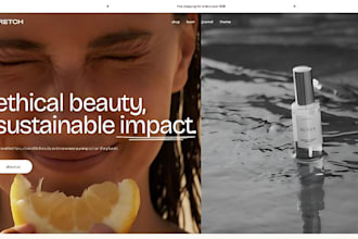 beauty cosmetic website salon website spa website makeup store cosmetic website