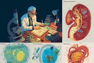 design scientific, medical, educational illustration for you