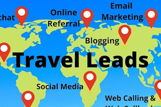 provide you active travelers leads worldwide