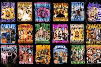 design custom rap tee 90s vintage bootleg tshirt design