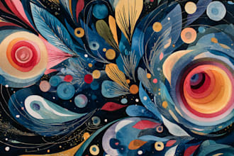 do paint abstract and surreal watercolor acrylic art