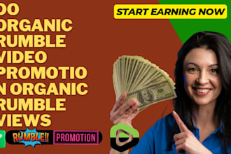 do organic rumble video promotion organic rumble views, video promotion