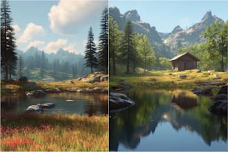 create landscape designs with realistic renderings