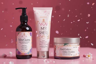 make an astonishing cosmetic packaging and label design