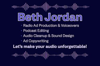 write engaging and tailored ads for radio and podcasts