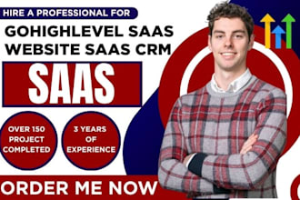 build and migrate gohighlevel saas website saas automation saas crm white label