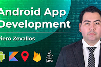 build any mobile android app using kotlin or java