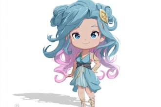 draw chibi art of your character