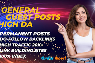 do guest post niche edits USA,italian on high da general sites with SEO backlink