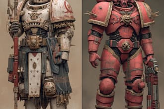 paint warhammer 40k character and creature