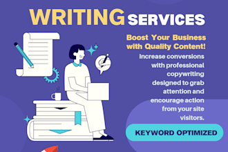 write seo blog posts tailored to your keywords and niche