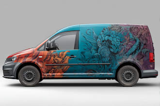 design racing car, livery racing car and sports car wrap