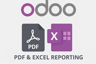 design professional PDF and excel reports for odoo