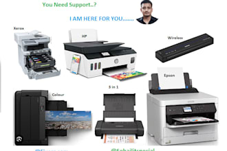 install, troubleshoot and configure your printers scanners remotely via anydesk
