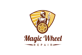 design traditional logo for magic wheel repair