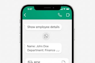 create a custom whatsapp bot according to your requirements