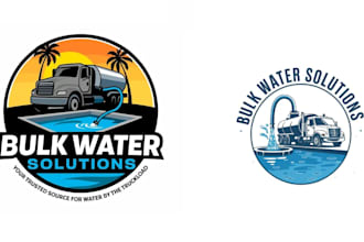 design a proffesional bulk water logo