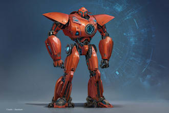 design a robots and concept art of futuristic mecha