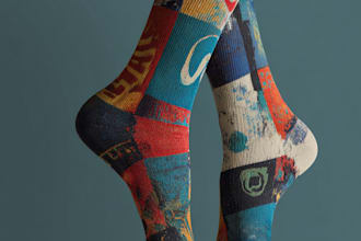 make a custom and pattern socks design