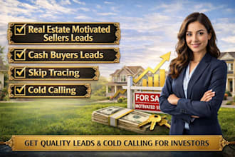 do real estate motivated seller leads with accurate skip tracing, cold calling