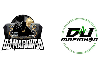 design high quality dj logo