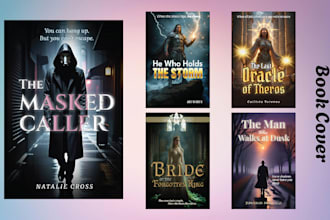 design novel and story book cover