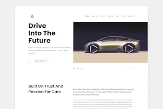 design a modern and clean web UI or landing page in figma