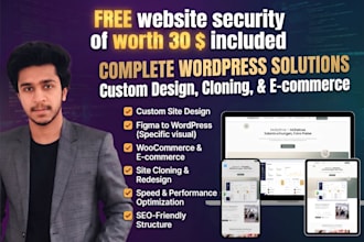 design wordpress elementor pro business website  landing page SEO friendly