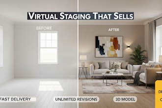 create ultra realistic virtual staging for fast property sales
