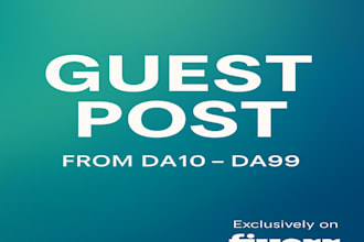 provide niche relevant guest post
