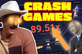 develop crypto crash game, blackjack, poker, slot, dice, card and ludo games