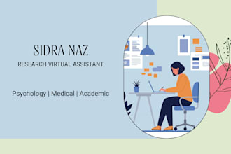 be a virtual assistant for research