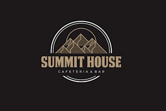design awesome summit house logo