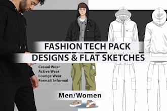 create custom tech packs for apparel brands