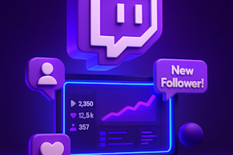 promote your twitch channel to real, active viewers and followers