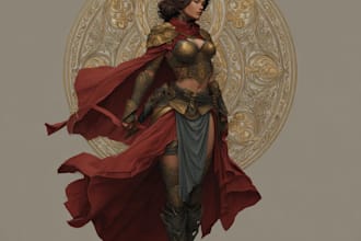 design fantasy concept art character