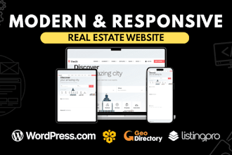 build real estate website with wordpress, listingpro or geodirectory