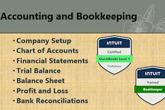 do accounting and bookkeeping using quickbooks online as proadvisor and desktop