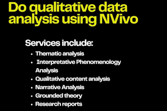 do qualitative research, thematic analysis, and sentiment analysis