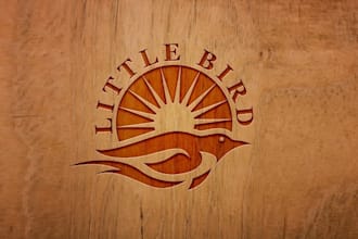 design good looking super little bird logo
