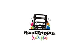 design luxurious family road travel logo